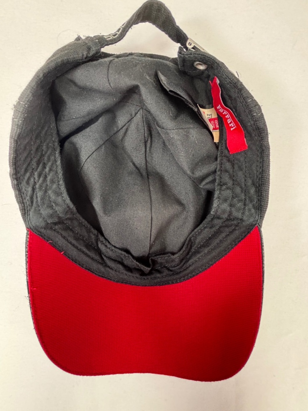 Scuderia Ferrari Black Baseball Cap Hat Adjustable One Size - Picture 7 of 11
